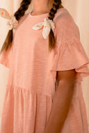 Frill Dress | Peach