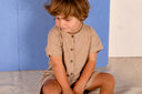 Row Playsuit | Dust Stripe