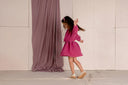 Cord Dress | Berry