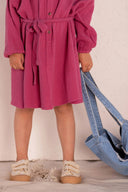 Cord Dress | Berry