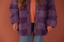 Check Jacket | Purple Checkered