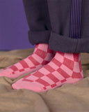 Checkered socks | Cherry