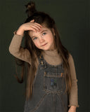 Mel dungaree | Antracite