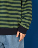 Rel sweater | Moss Stripe