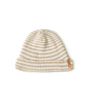 Rib Beanie | Biscuit Stripe 2 strepen