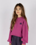 Split sweater | Plum