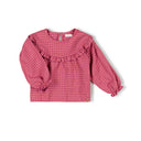 Arc Blouse | Chili Checkered
