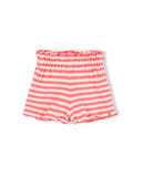 Fix Short | Coral Stripe