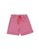 Lace Short | Azul Stripe