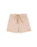 Lace Short | Biscuit Stripe