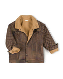 Lam jacket | Navy Checkered