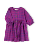 Lon dress | Blueberry Checkered
