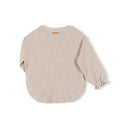 Ruffled Sweater | Beige