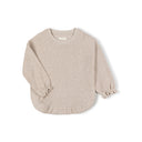 Ruffled Sweater | Beige