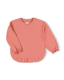 Ruffled sweater | Sunset