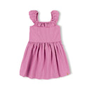 Sil Dress | Purple Checkered